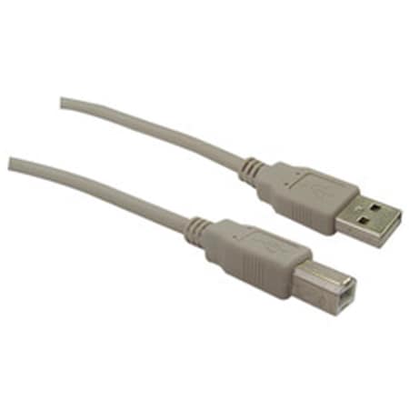USB 2.0 Printer-Device Cable Type A Male To Type B Male 10 Foot